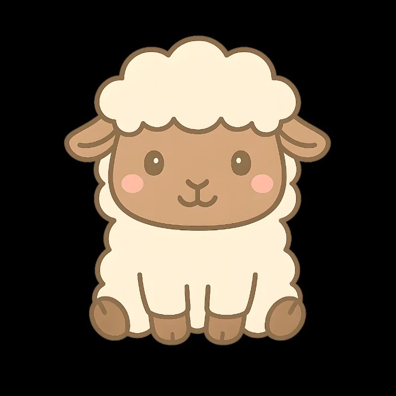 Mignon bébé mouton