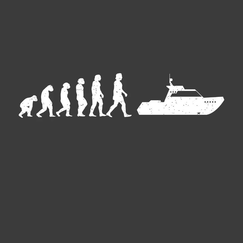 Bootsbesitzer Motorboot Bootsfahrer Evolution