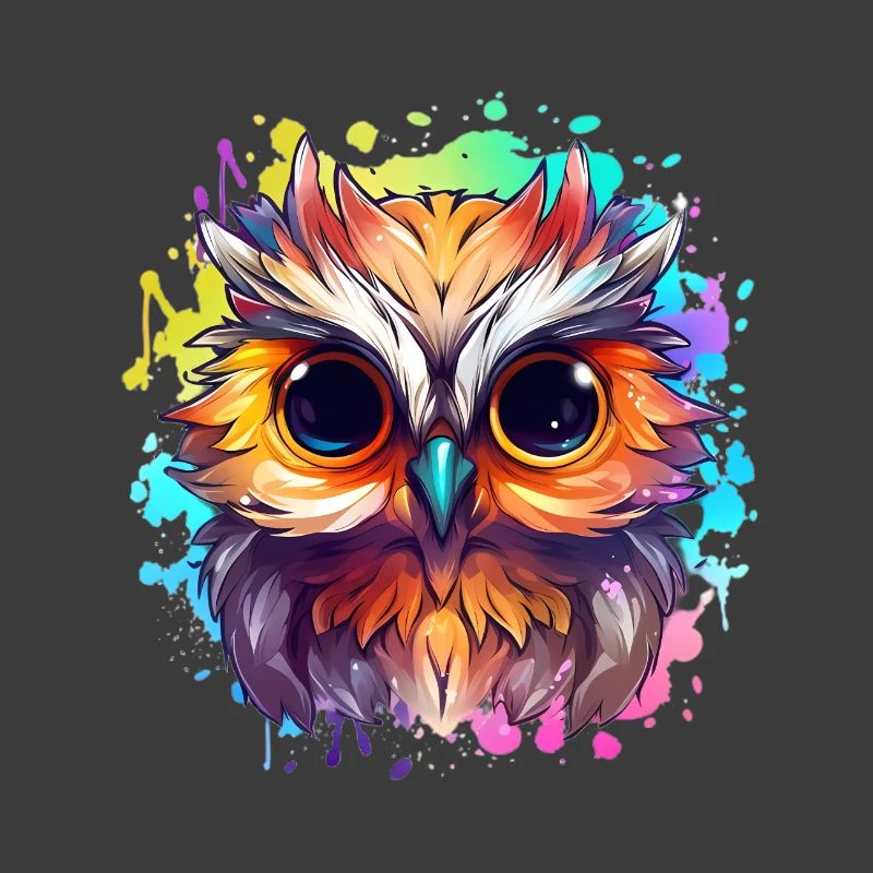 Niedliche Wachsame Eule | Nachtschwärmer Eule