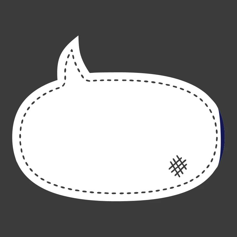 speech balloon patch