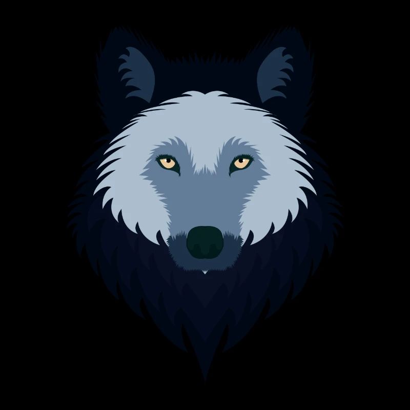Weiblicher blauer Wolf
