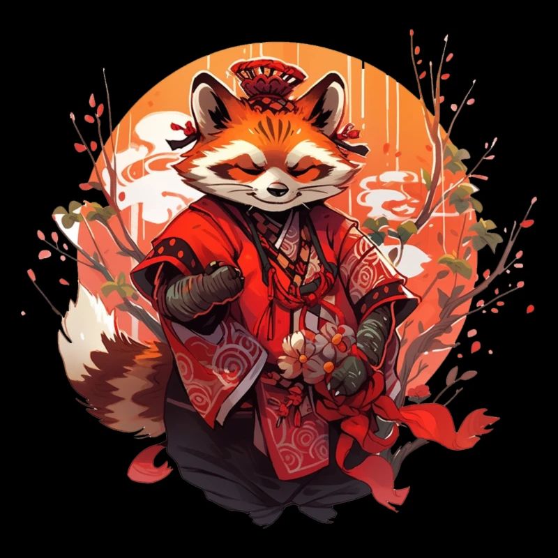 Panda comique japonais