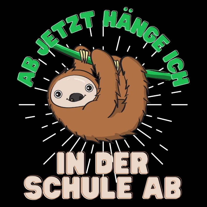 Geschenk zur Einschulung 2021 Schulanfang Faultier