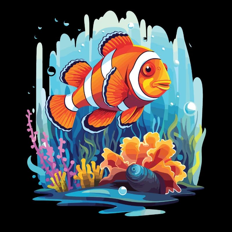 Clownfish in a coral reef