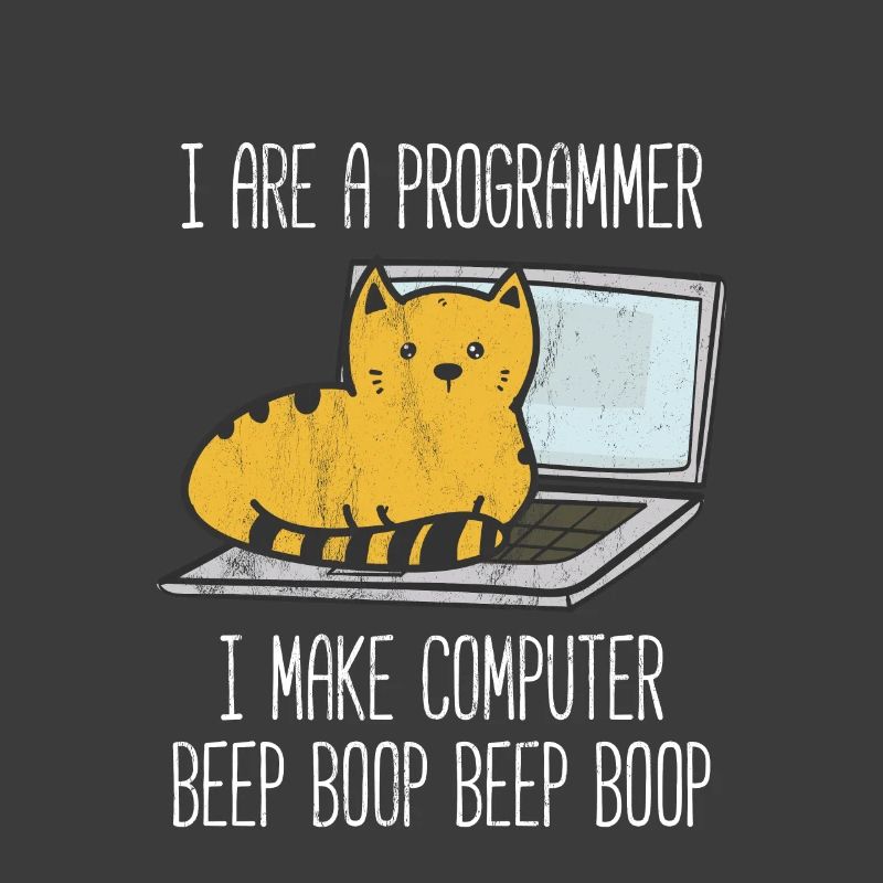 Ich bin Programmierer Ich mache Computer Beep Boop