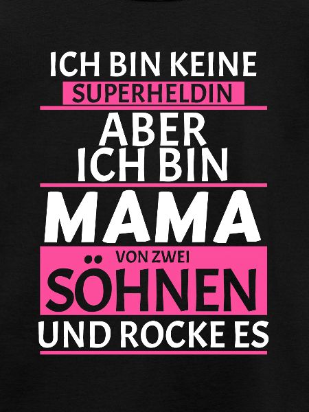 Mama von zwei Söhnen