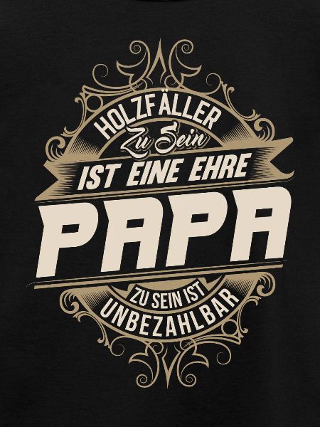 Holzfäller Papa