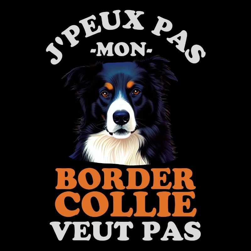 Je peux pas mon border collie veut pas