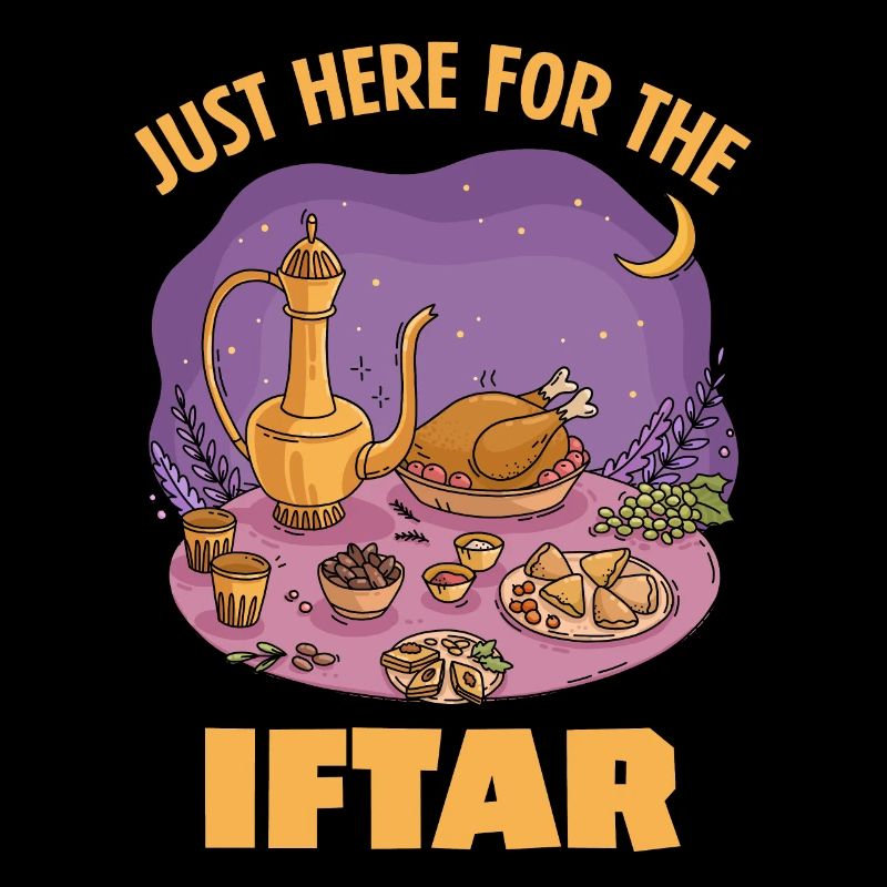 Just Here For The Iftar Ramadan Breaking the Fast