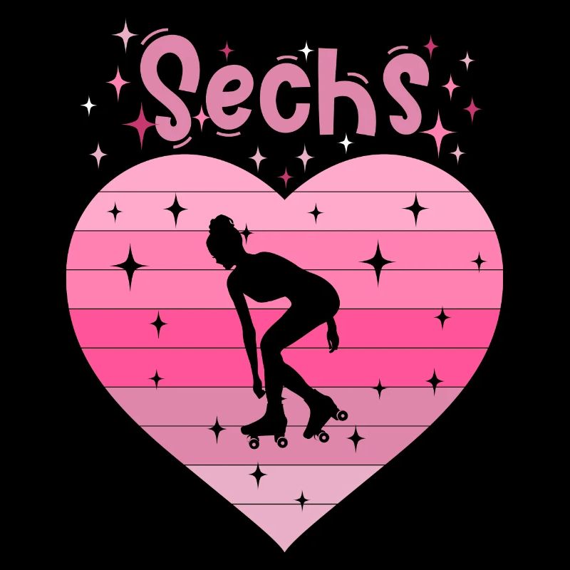 6. Geburtstag Rollschuh Mädchen Tochter
