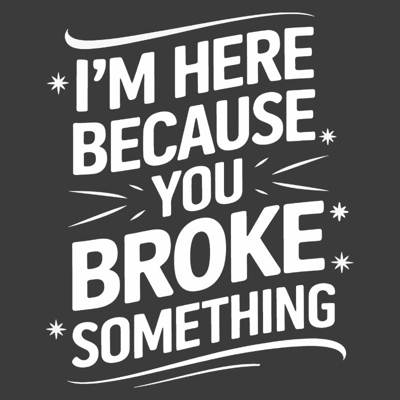 Technischer Support Computerfreak Nerd