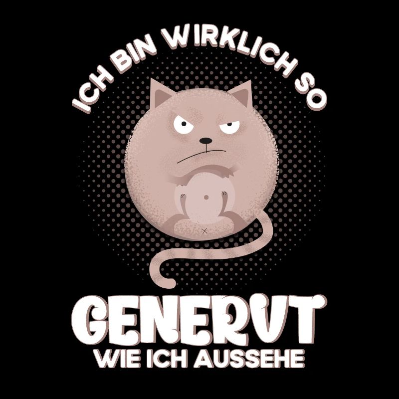 Genervt Katze Grumpy Geschenk