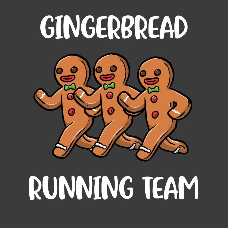 Gingerbread Man Running Team Cookie Gift