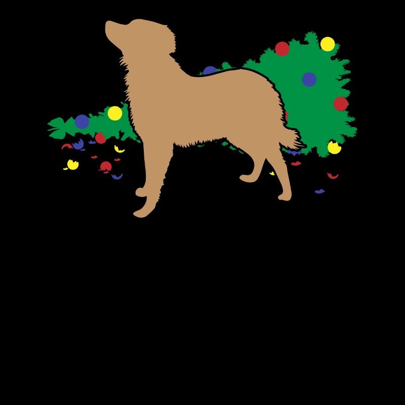 Chaos Hund Weihnachtsbaum Umfall Spaß