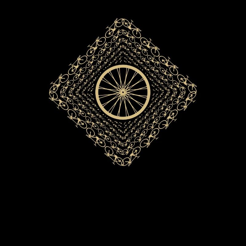 Vélo vélo vélo QR code gold