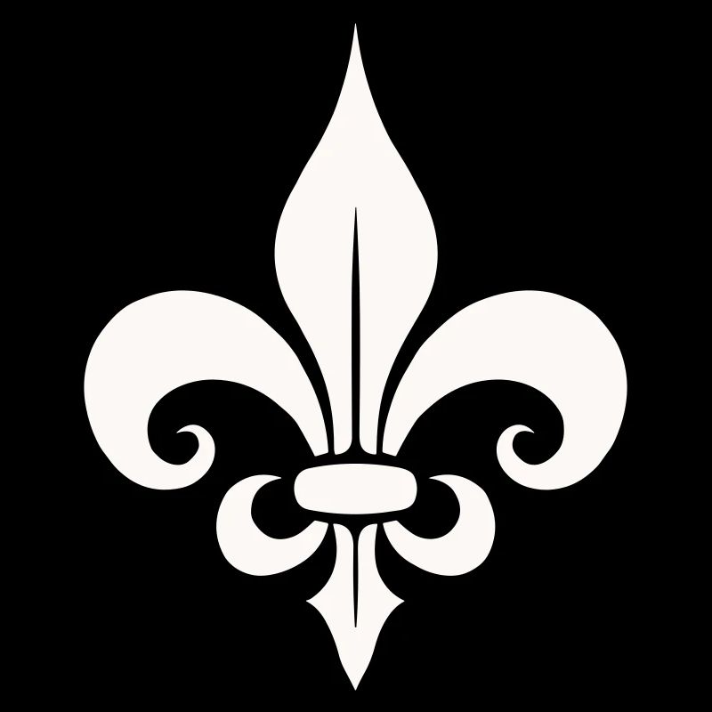 Symbolisches Fleur de Lis-Design