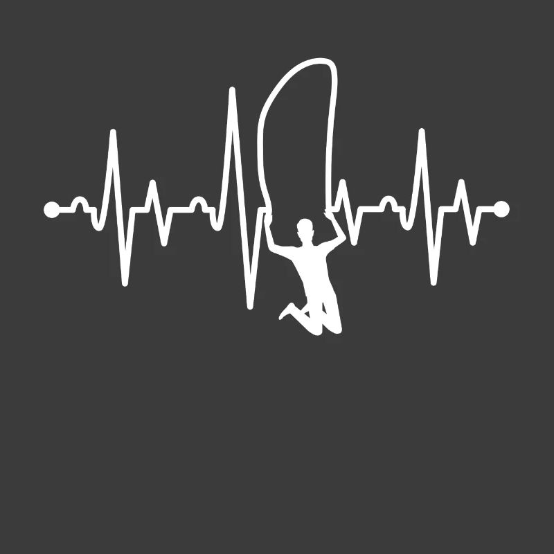 Herzschlag Seilspringer Springseil Geschenkidee