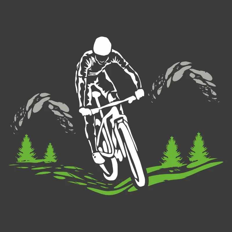 Maillot de VTT motif descente