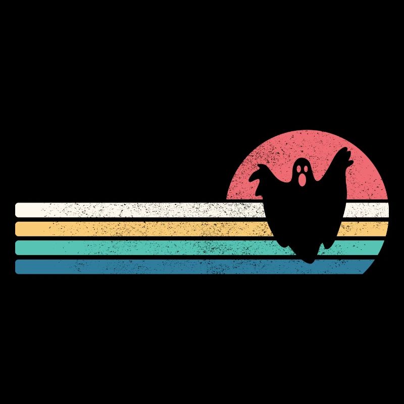Halloween Geist Gespenst Retro Kostüm