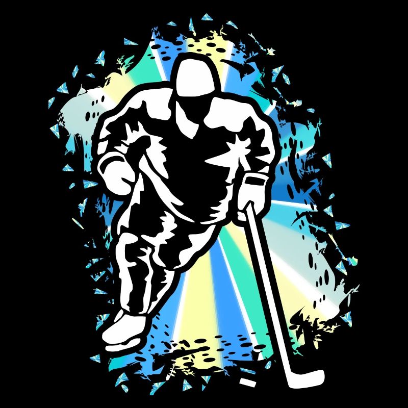 Motiv Eishockey Eishockeyspieler Geschenk