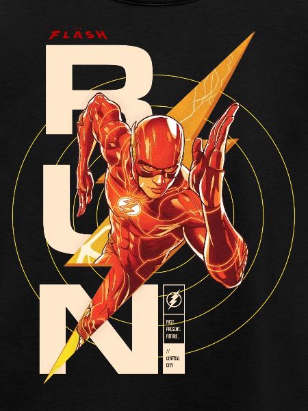 The Flash Lettering RUN.