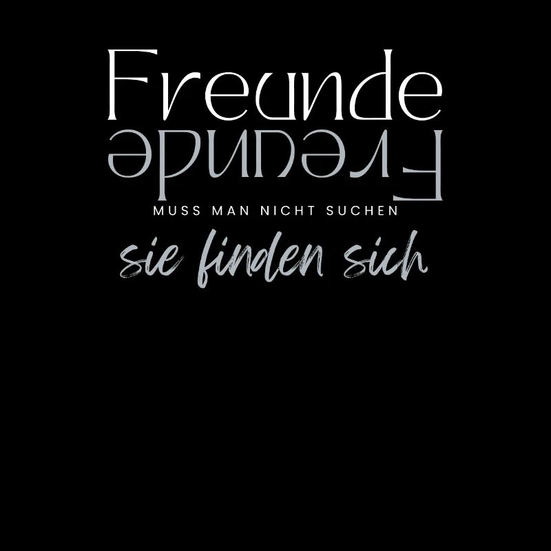 Beste Freunde FREUND Kumpel Kumpels