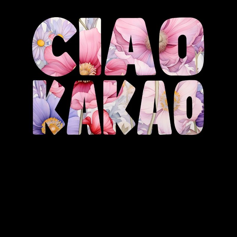 Ciao Cocoa Floral Pattern
