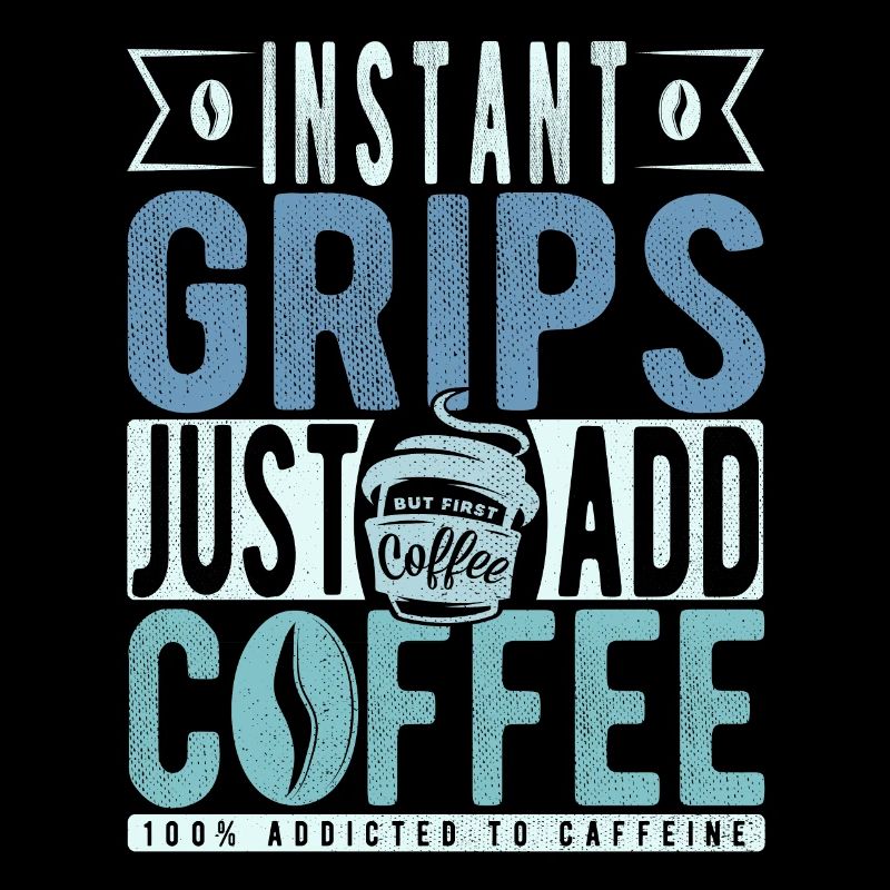 Les poignées instantanées ajoutent simplement du café