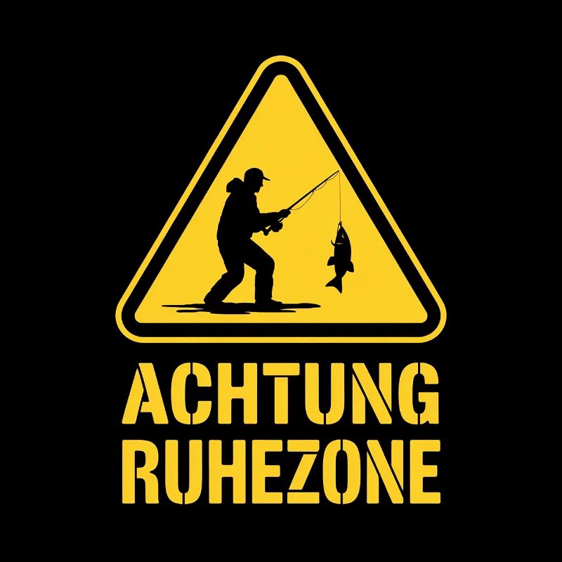 Achtung Ruhezone – Angler bei der Arbeit