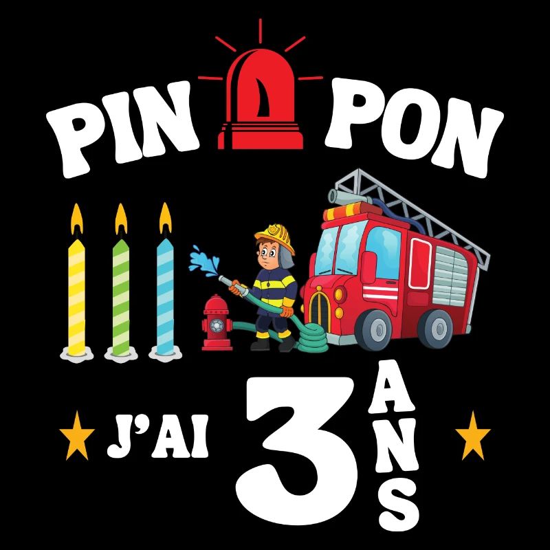 Cadeau Anniversaire 3 ans Pompier