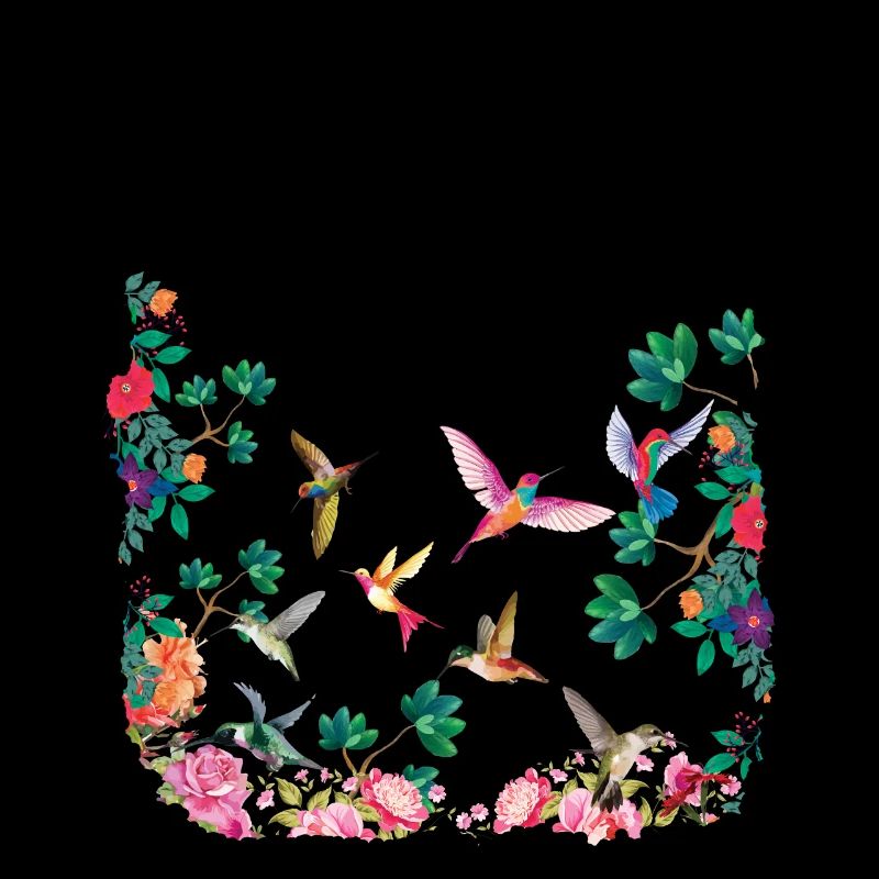 Tropical Birds Paradise Decor Surf Hello Summer