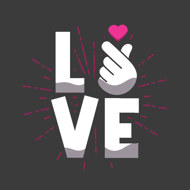 Love Expression Hand Gestures Heart