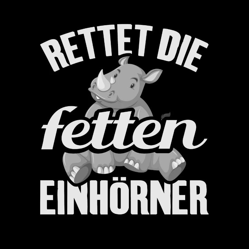 Rettet die fetten Einhörner Nashorn