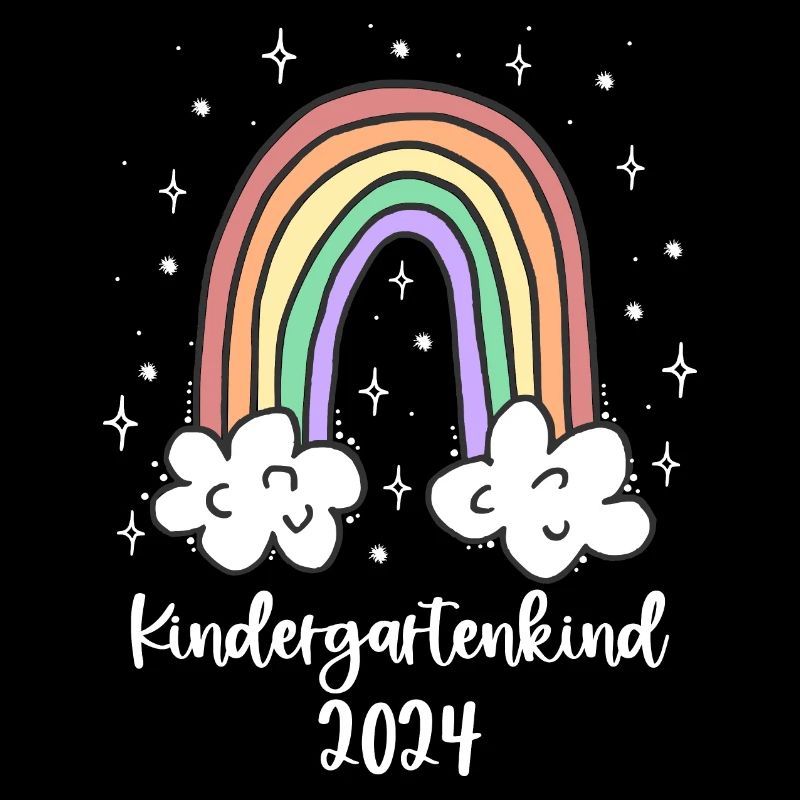Kindergartenkind 2024 Regenbogen Bunt Kindergarten