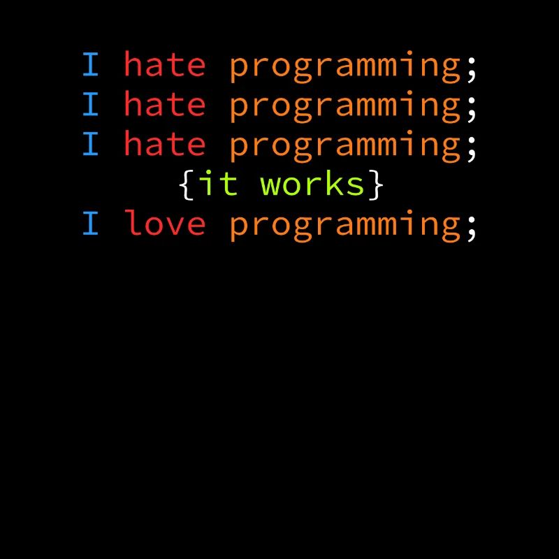 Code de débogage blague déteste programmer coder