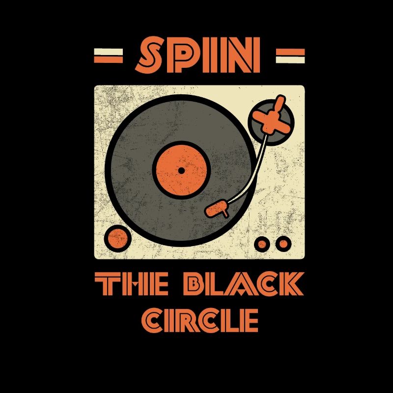 Spin The Black Circle Plate Music Gift