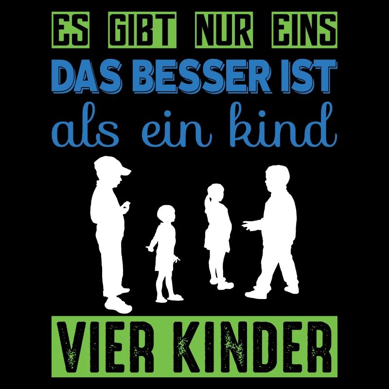 Vier Kinder