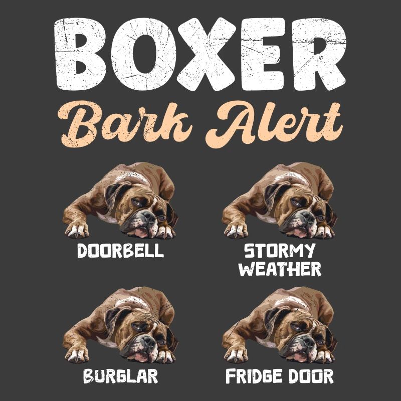 BOXER BARK ALERT Deutscher Boxer Lustiges