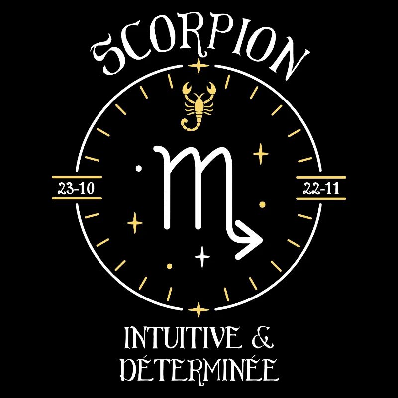 Du signe du Scorpion - Intuitive et déterminée