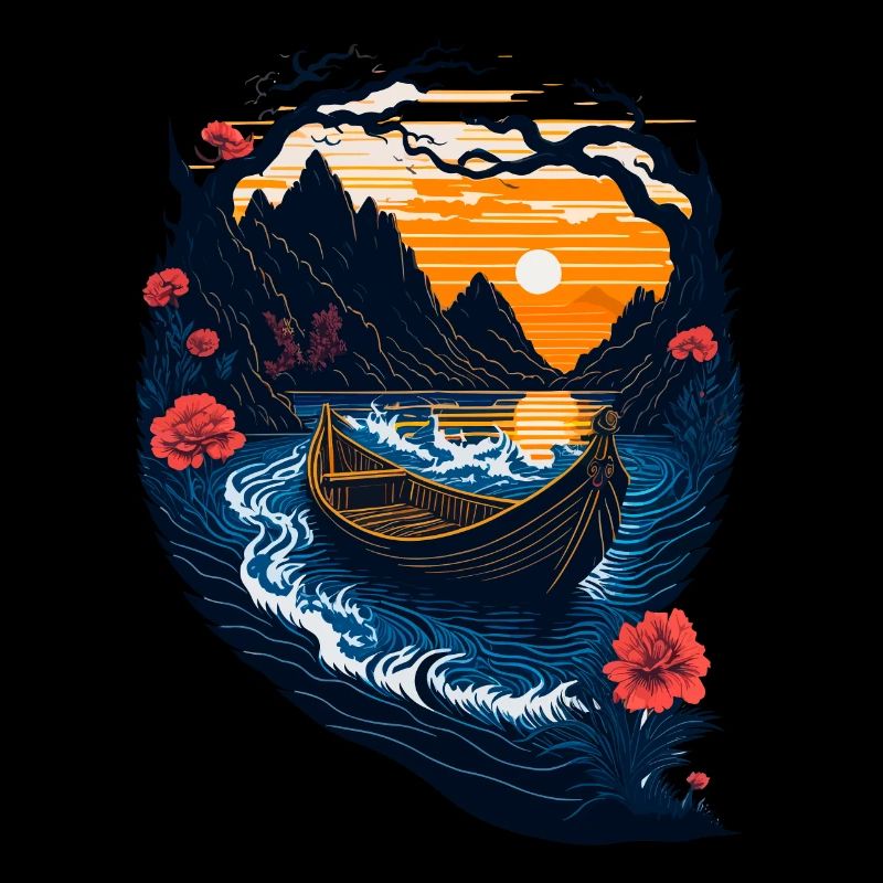 Amazing landscape illustration