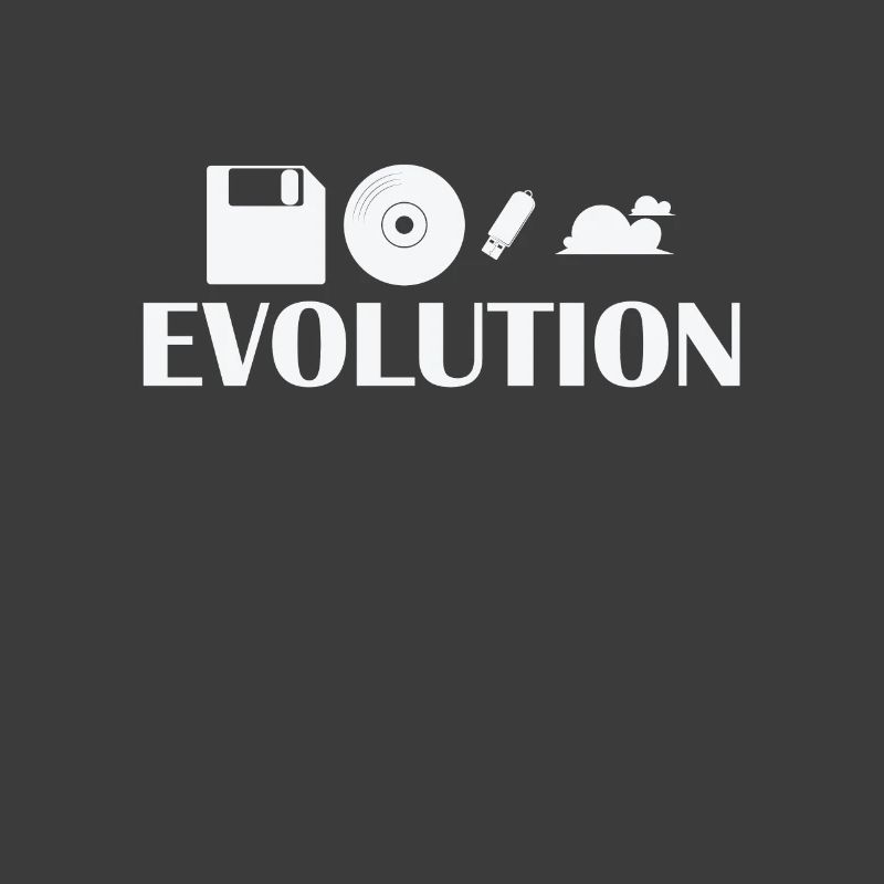 Evolution Floppy CD USB Stick Cloud