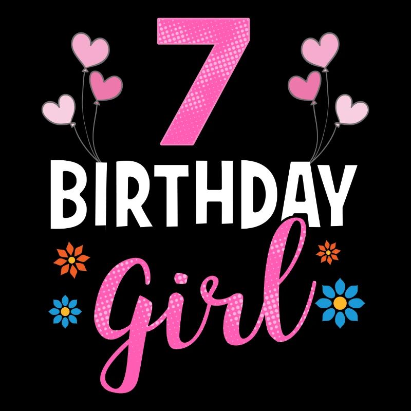 Fille d'anniversaire - 7 ans