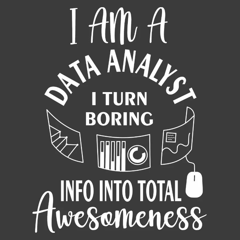 Je suis un analyste de données, je transforme des informations ennuyeuses en informations totales