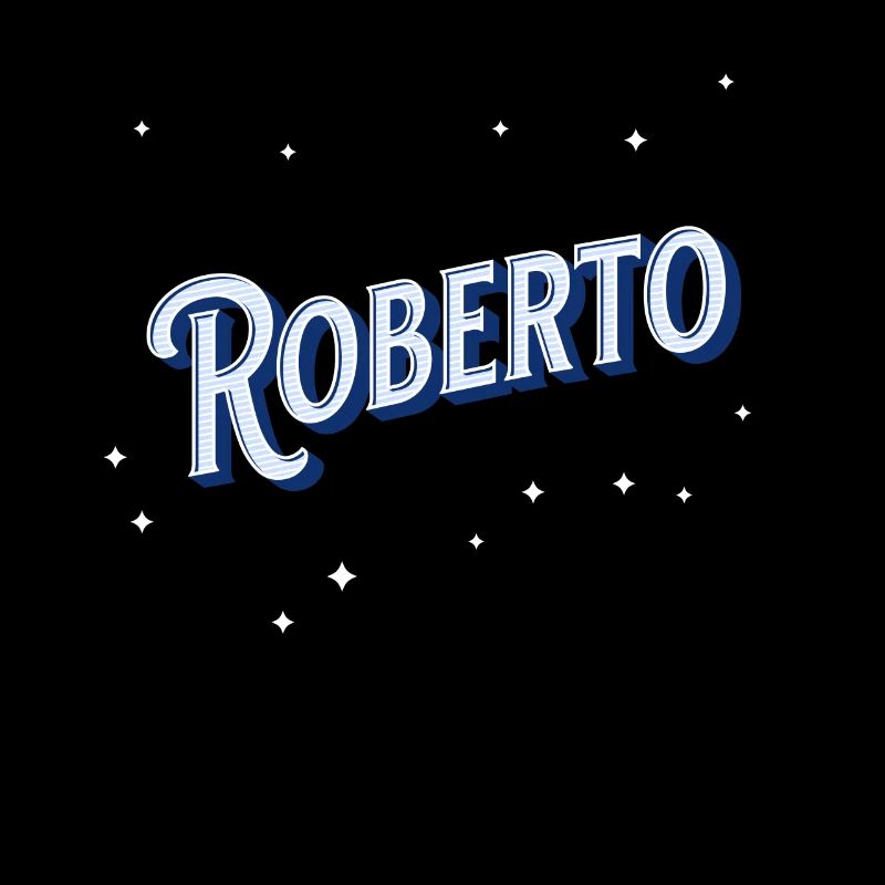 Roberto's name personalized