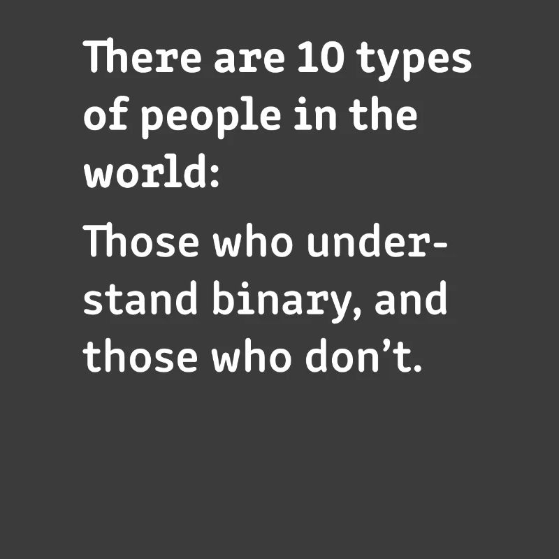 Understand Binary Web Developer Coder