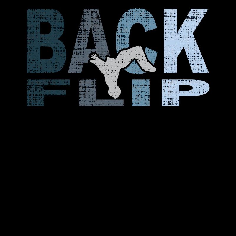 Backflip, silhouette, gift, sport, acrobatics