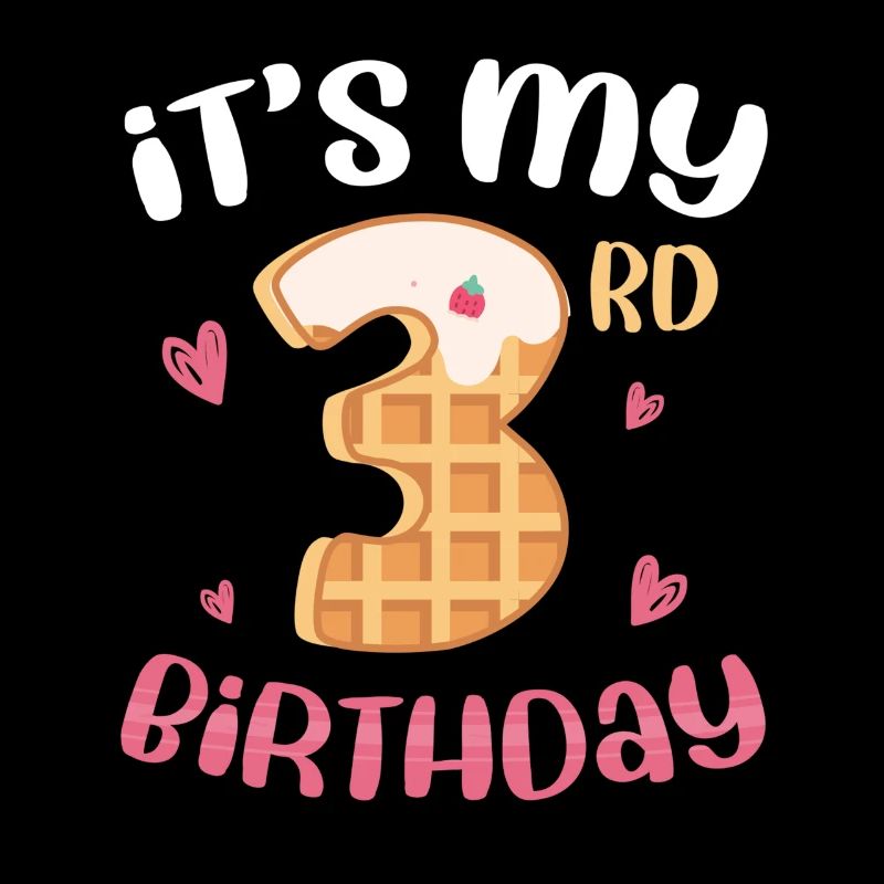 3. fødselsdag vaffel