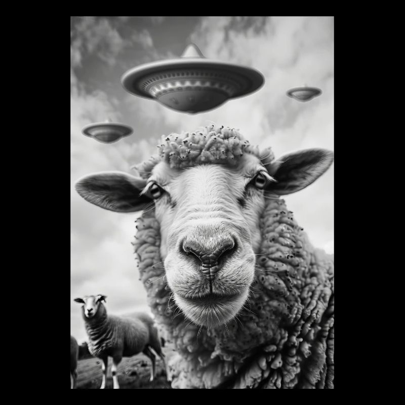 Ufo Selfie Sheep