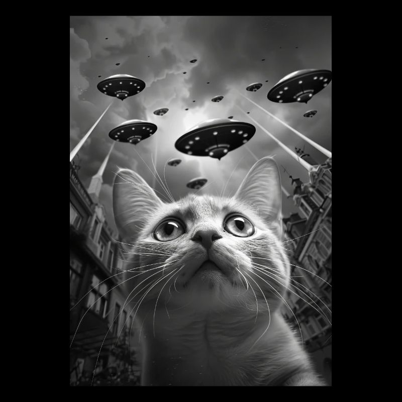 Ufo Selfie Cat