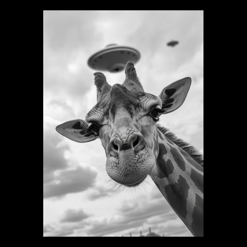 Ufo Selfie Giraffe